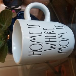 Rae Dunn Magenta Blue Home is Where Mom Is Mug